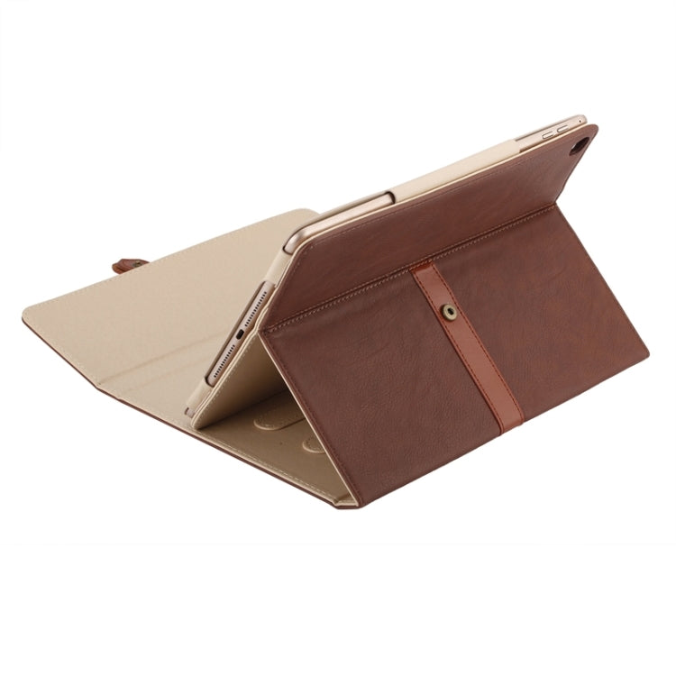 Bussiness Style Horizontal Flip Leather Case with 3-Folding Holder & Buckle for iPad Air 2 / 1 / iPad 6 / 5