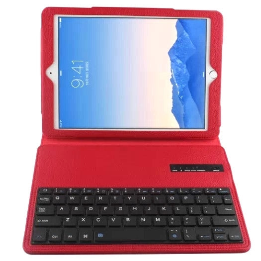 For iPad Air 2 / iPad Air Detachable Bluetooth Keyboard Tablet Case with Sleep / Wake-up Function & Holder, Operating Distance: 10m