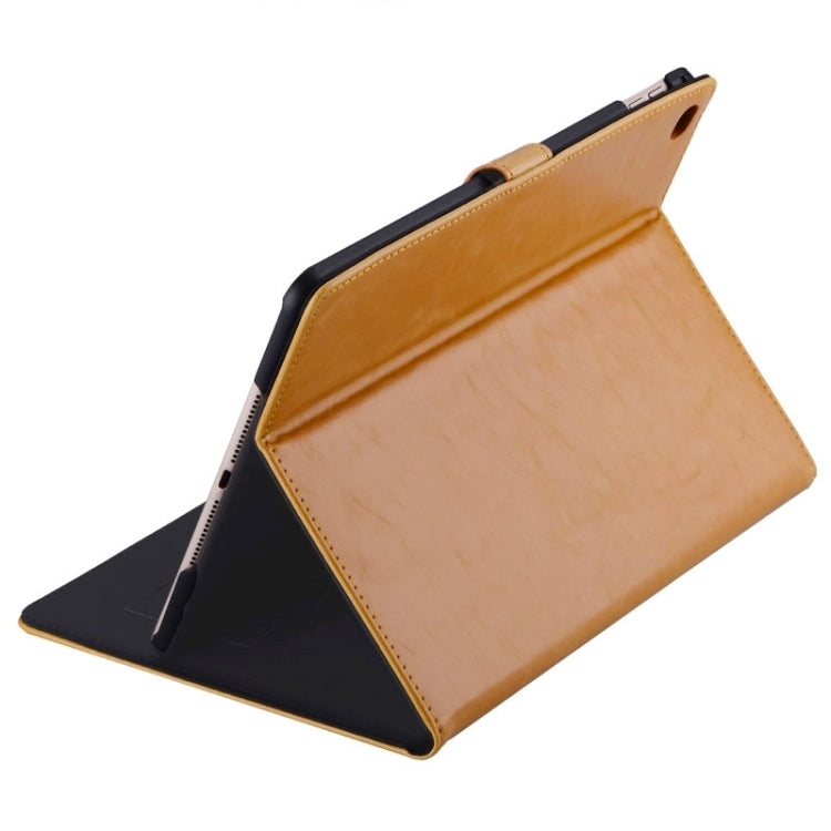 Cowhide Texture Horizontal Flip Leather Case with Holder & Card Slots for iPad Air 2 / iPad 6