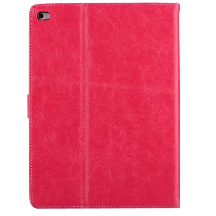 Cowhide Texture Horizontal Flip Leather Case with Holder & Card Slots for iPad Air 2 / iPad 6