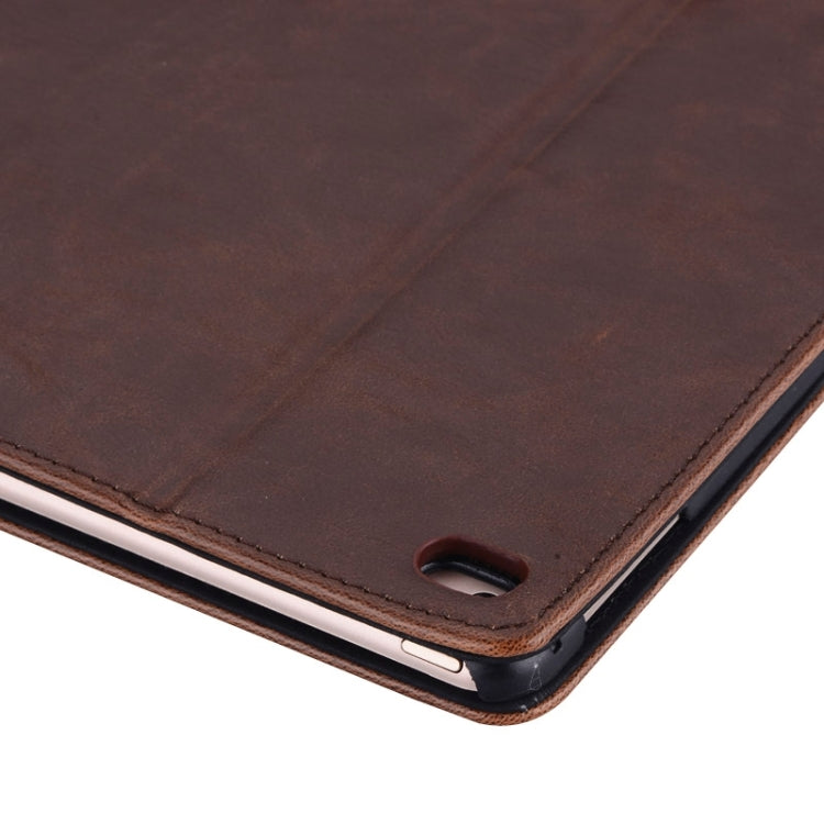 Cowhide Texture Horizontal Flip Leather Case with Holder & Card Slots for iPad Air 2 / iPad 6
