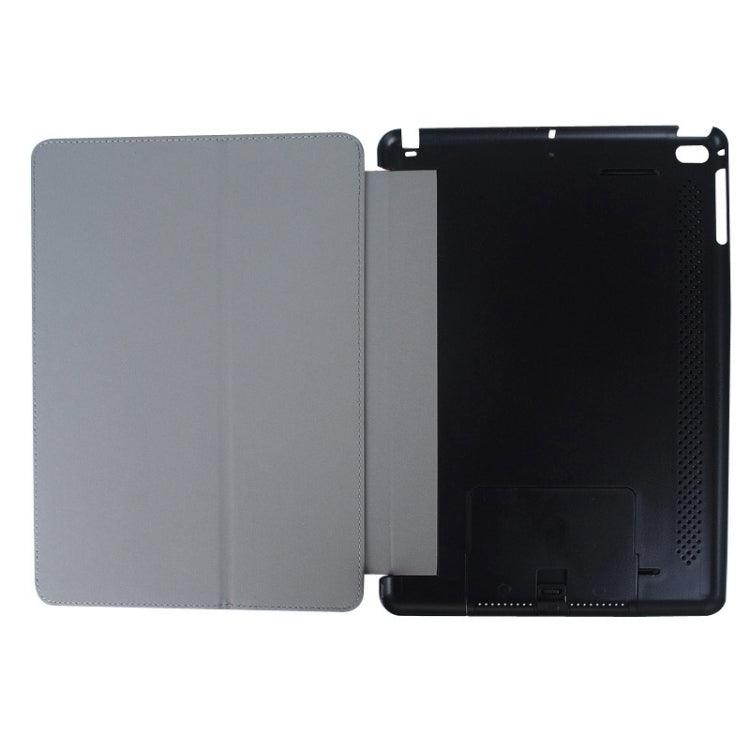 Toothpick Texture Expand Sound Handheld Leather Case with Holder & Sleep Function for iPad Air 2 / iPad 6