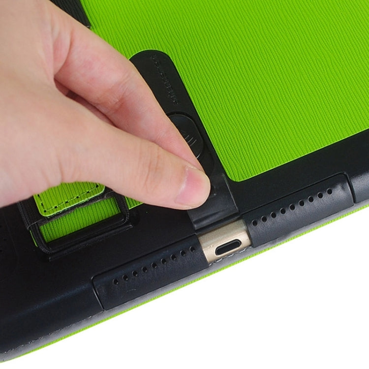 Toothpick Texture Expand Sound Handheld Leather Case with Holder & Sleep Function for iPad Air 2 / iPad 6