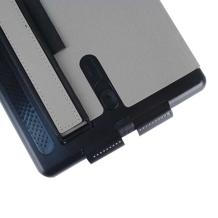 Toothpick Texture Expand Sound Handheld Leather Case with Holder & Sleep Function for iPad Air 2 / iPad 6