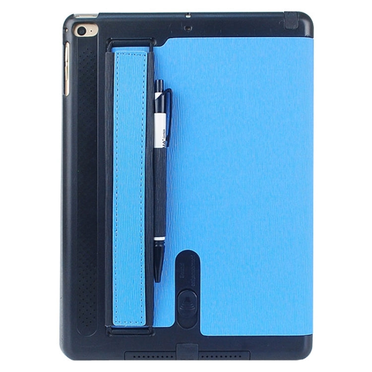 Toothpick Texture Expand Sound Handheld Leather Case with Holder & Sleep Function for iPad Air 2 / iPad 6