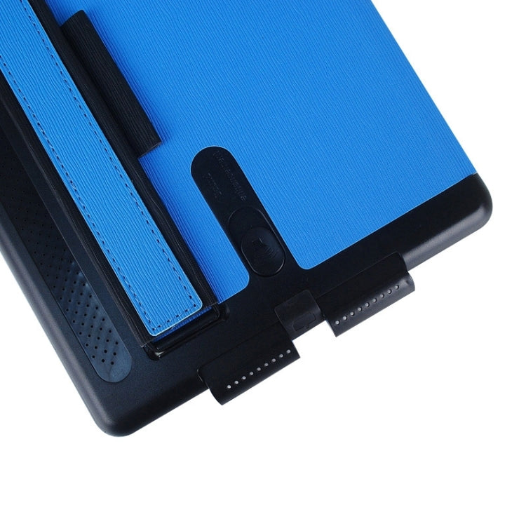 Toothpick Texture Expand Sound Handheld Leather Case with Holder & Sleep Function for iPad Air 2 / iPad 6