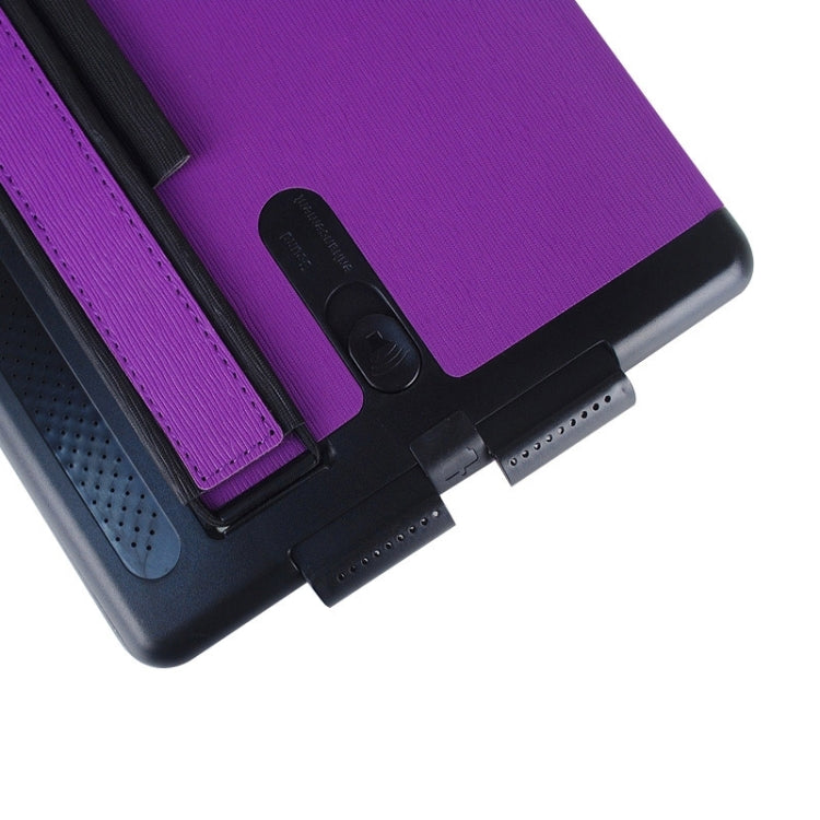 Toothpick Texture Expand Sound Handheld Leather Case with Holder & Sleep Function for iPad Air 2 / iPad 6