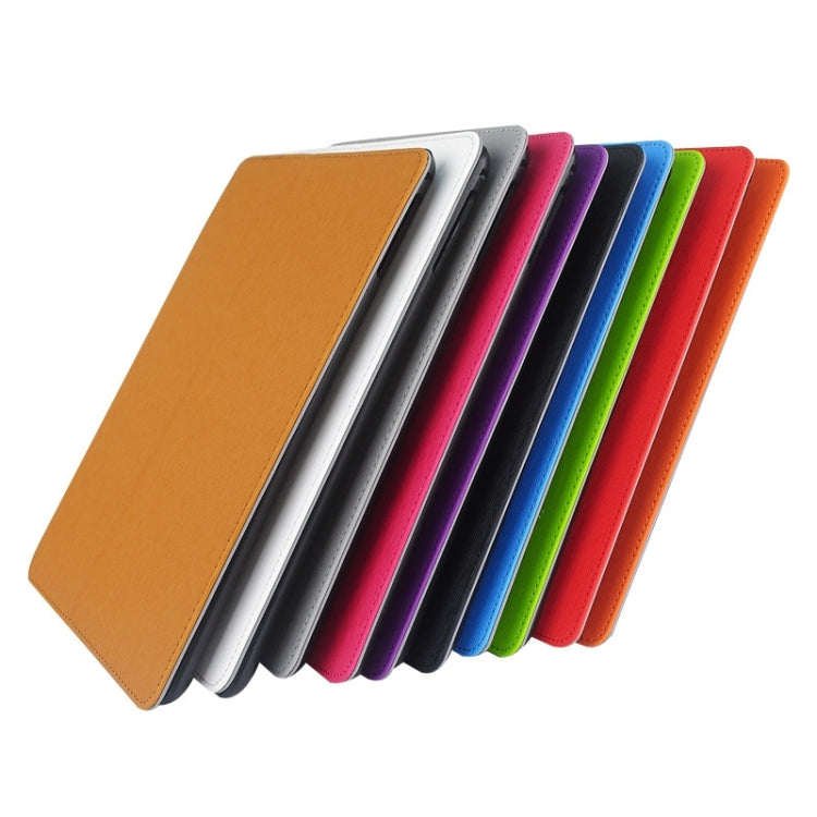 Toothpick Texture Expand Sound Handheld Leather Case with Holder & Sleep Function for iPad Air 2 / iPad 6