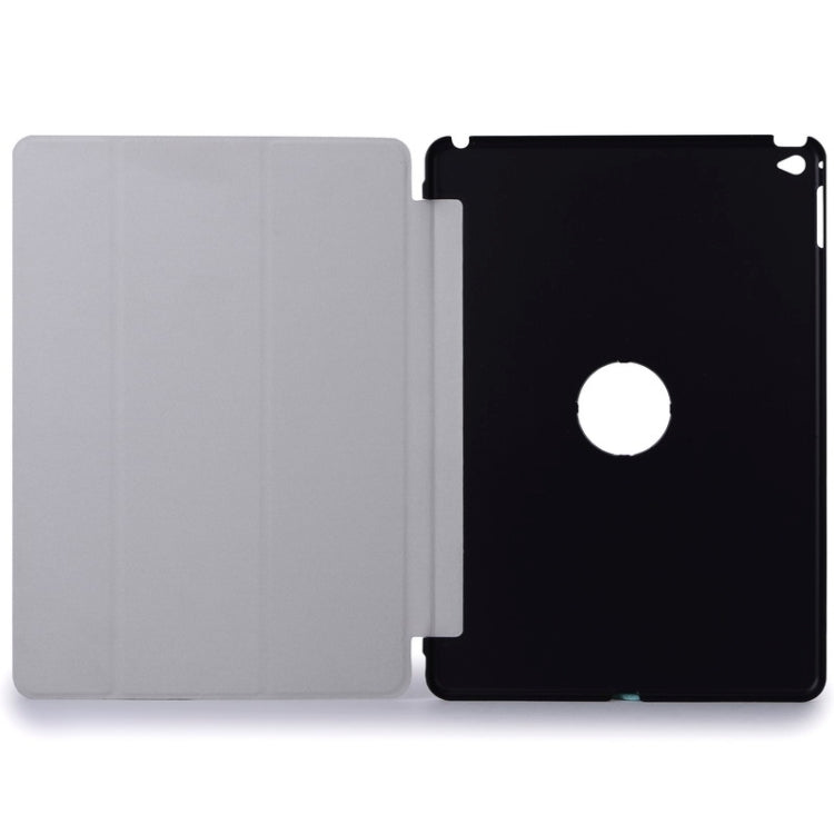 Crazy House Texture Ultra-thin Smart Cover Leather Case with 3-fold Holder for iPad Air 2 / iPad 6