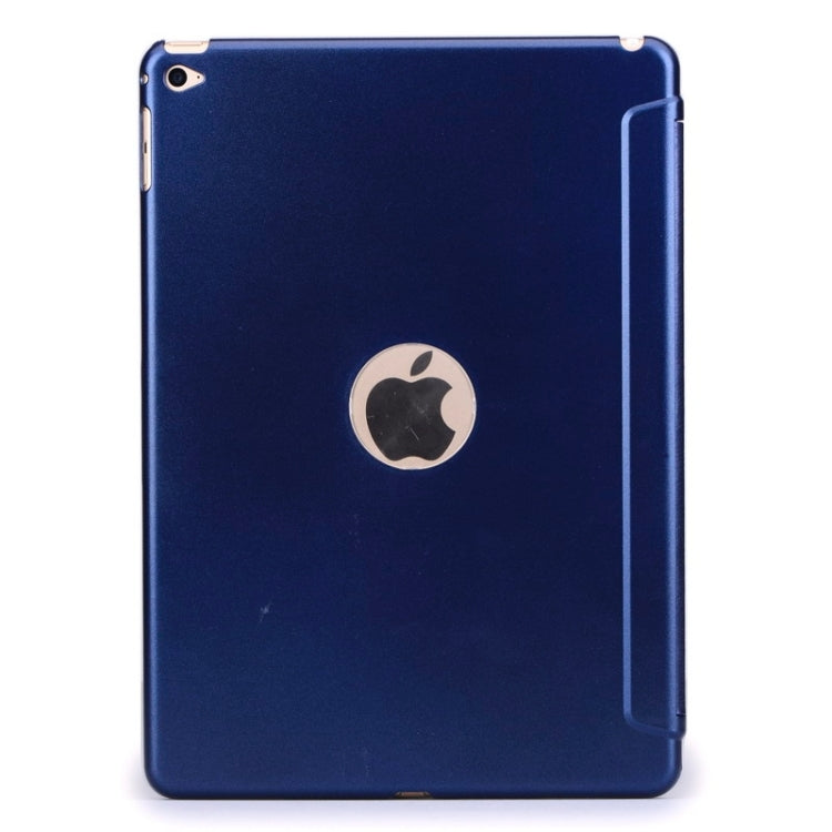 Crazy House Texture Ultra-thin Smart Cover Leather Case with 3-fold Holder for iPad Air 2 / iPad 6