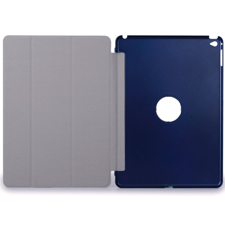 Crazy House Texture Ultra-thin Smart Cover Leather Case with 3-fold Holder for iPad Air 2 / iPad 6