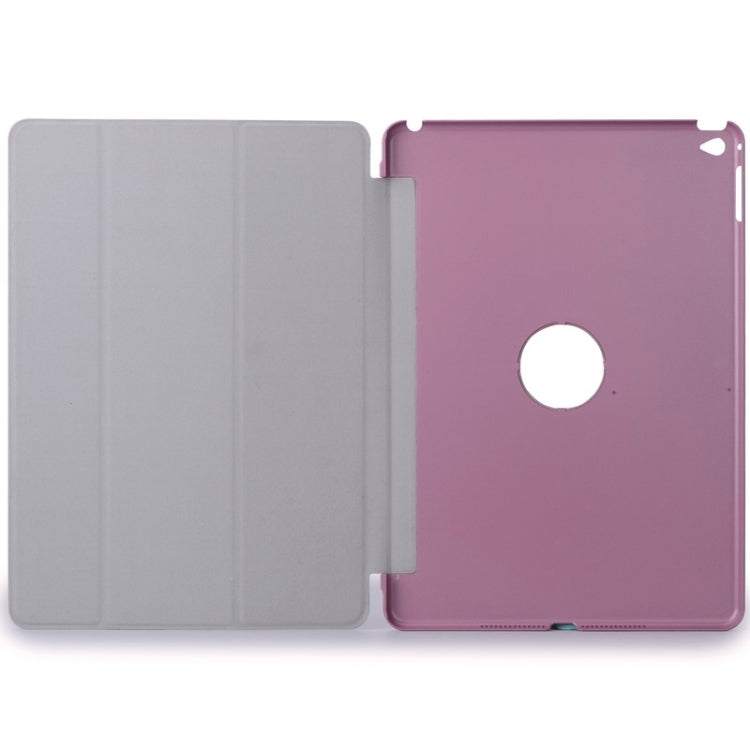 Crazy House Texture Ultra-thin Smart Cover Leather Case with 3-fold Holder for iPad Air 2 / iPad 6
