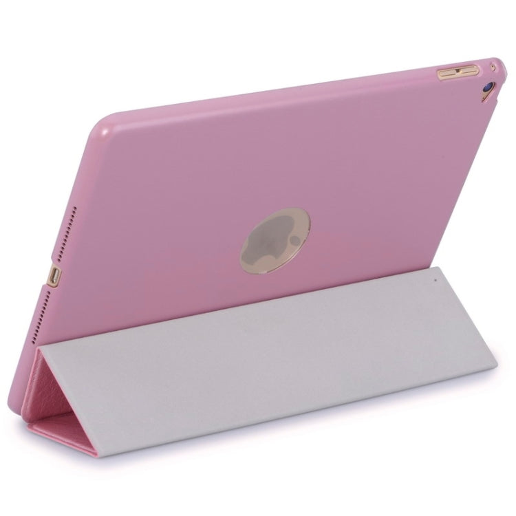 Crazy House Texture Ultra-thin Smart Cover Leather Case with 3-fold Holder for iPad Air 2 / iPad 6