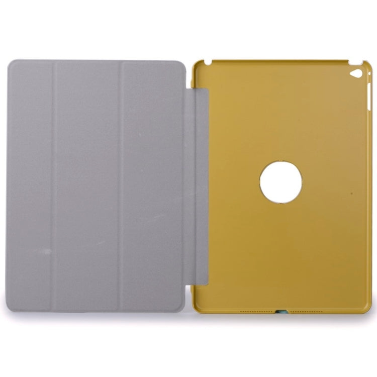 Crazy House Texture Ultra-thin Smart Cover Leather Case with 3-fold Holder for iPad Air 2 / iPad 6