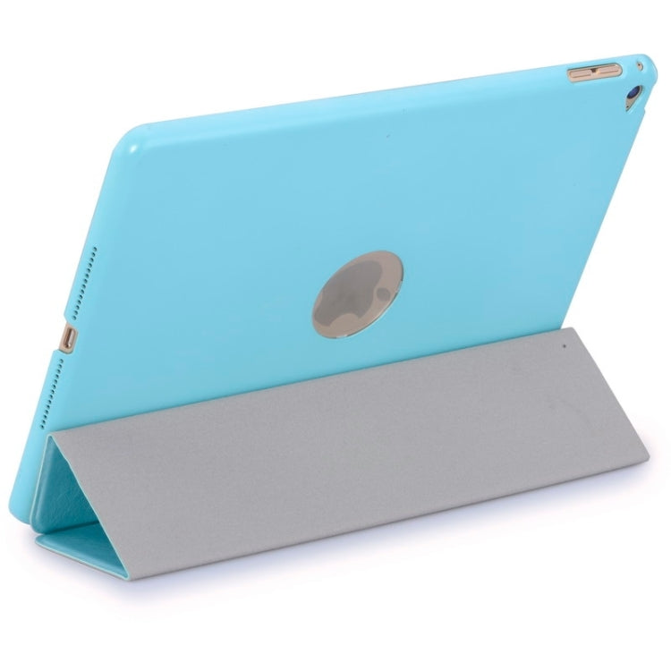 Crazy House Texture Ultra-thin Smart Cover Leather Case with 3-fold Holder for iPad Air 2 / iPad 6