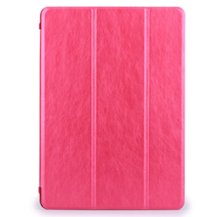 Crazy House Texture Ultra-thin Smart Cover Leather Case with 3-fold Holder for iPad Air 2 / iPad 6