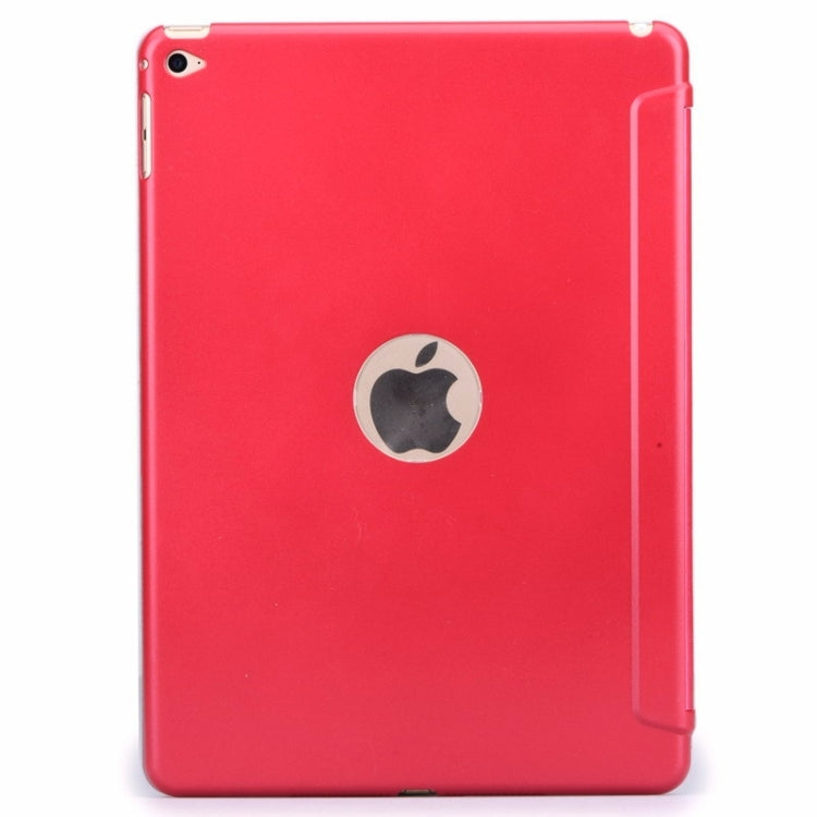 Crazy House Texture Ultra-thin Smart Cover Leather Case with 3-fold Holder for iPad Air 2 / iPad 6