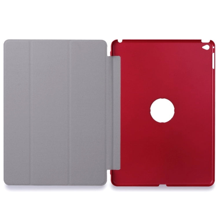 Crazy House Texture Ultra-thin Smart Cover Leather Case with 3-fold Holder for iPad Air 2 / iPad 6