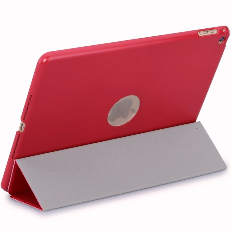 Crazy House Texture Ultra-thin Smart Cover Leather Case with 3-fold Holder for iPad Air 2 / iPad 6