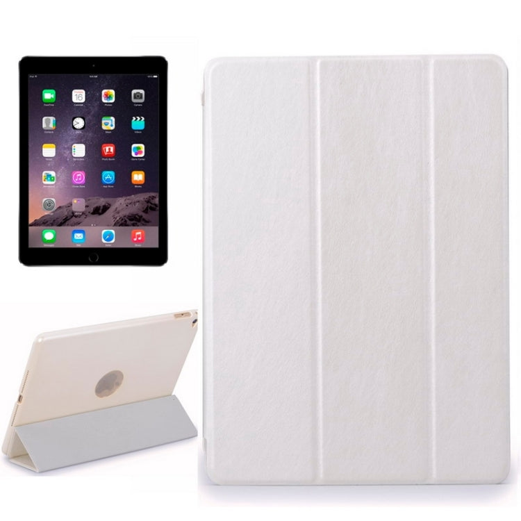 Crazy House Texture Ultra-thin Smart Cover Leather Case with 3-fold Holder for iPad Air 2 / iPad 6