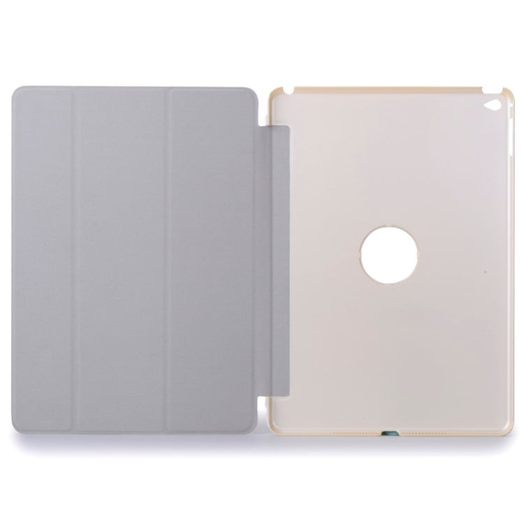 Crazy House Texture Ultra-thin Smart Cover Leather Case with 3-fold Holder for iPad Air 2 / iPad 6