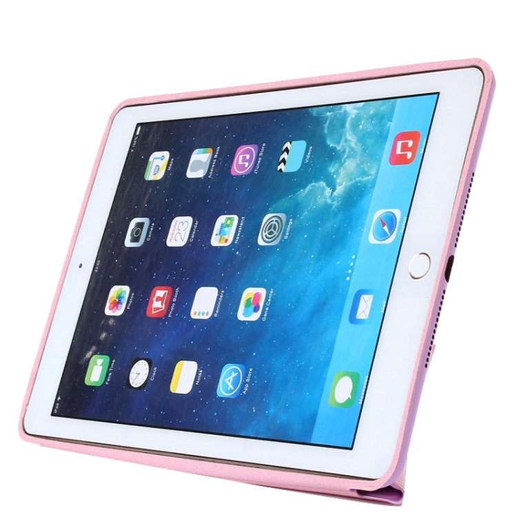 Transformers Style Horizontal Flip Solid Color Leather Case with Holder & Sleep / Wake-up Function for iPad Air 2 / iPad 6