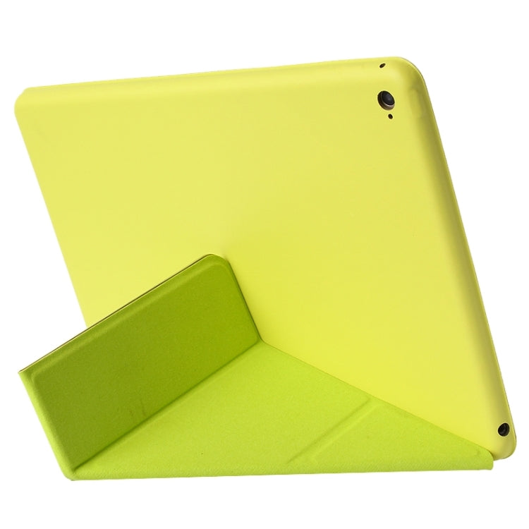 Transformers Style Horizontal Flip Solid Color Leather Case with Holder & Sleep / Wake-up Function for iPad Air 2 / iPad 6
