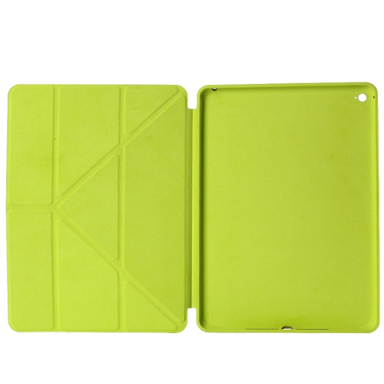 Transformers Style Horizontal Flip Solid Color Leather Case with Holder & Sleep / Wake-up Function for iPad Air 2 / iPad 6