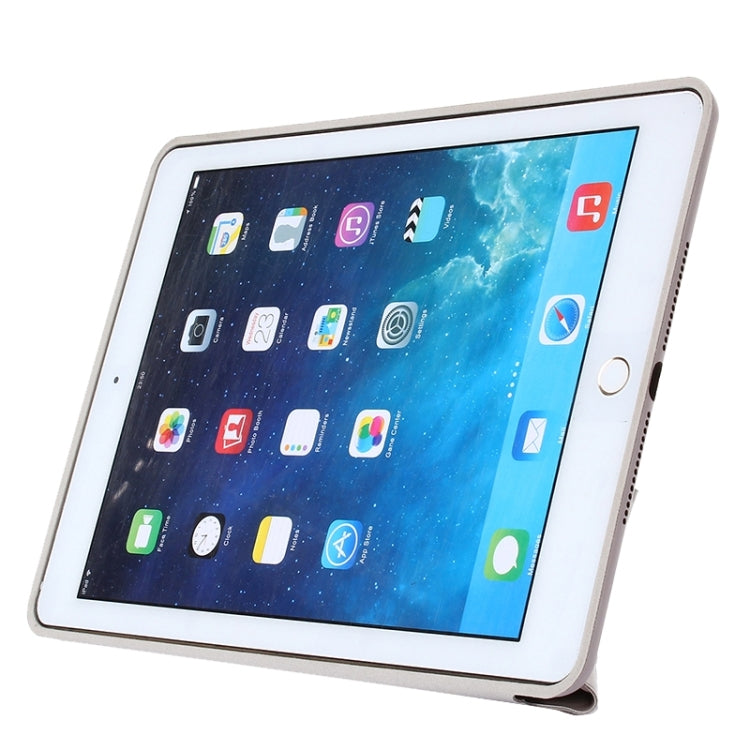 Transformers Style Horizontal Flip Solid Color Leather Case with Holder & Sleep / Wake-up Function for iPad Air 2 / iPad 6