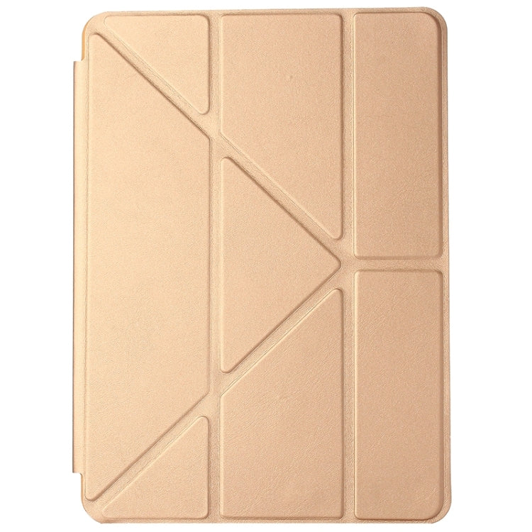 Transformers Style Horizontal Flip Solid Color Leather Case with Holder & Sleep / Wake-up Function for iPad Air 2 / iPad 6