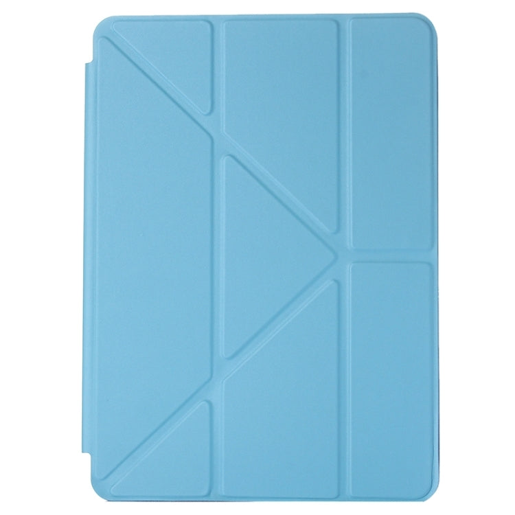 Transformers Style Horizontal Flip Solid Color Leather Case with Holder & Sleep / Wake-up Function for iPad Air 2 / iPad 6
