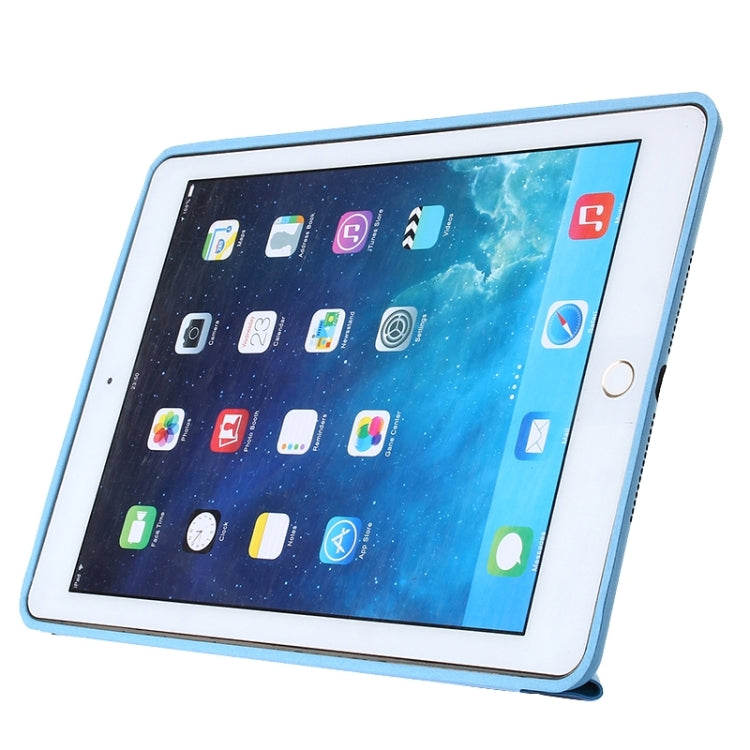 Transformers Style Horizontal Flip Solid Color Leather Case with Holder & Sleep / Wake-up Function for iPad Air 2 / iPad 6