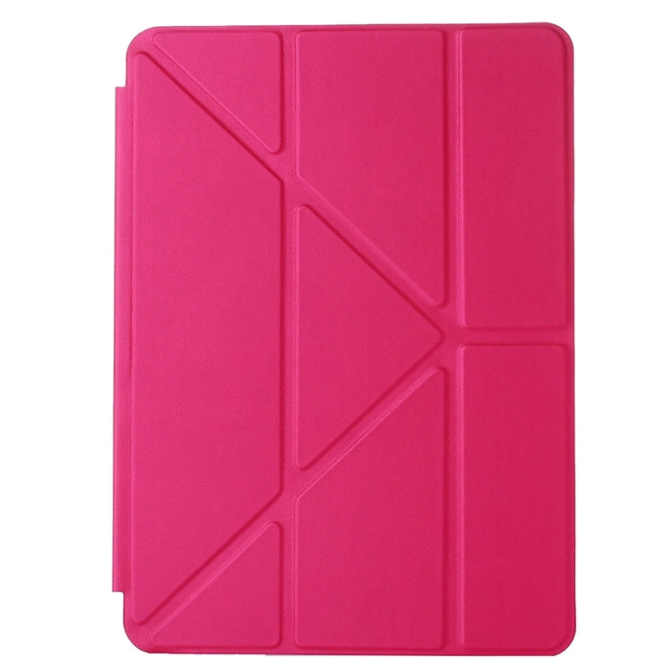 Transformers Style Horizontal Flip Solid Color Leather Case with Holder & Sleep / Wake-up Function for iPad Air 2 / iPad 6