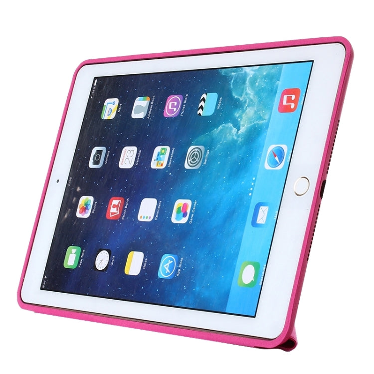 Transformers Style Horizontal Flip Solid Color Leather Case with Holder & Sleep / Wake-up Function for iPad Air 2 / iPad 6