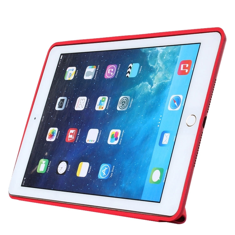 Transformers Style Horizontal Flip Solid Color Leather Case with Holder & Sleep / Wake-up Function for iPad Air 2 / iPad 6
