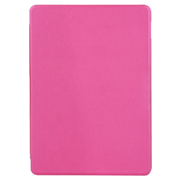 Horizontal Flip Transparent PC Leather Case with Holder & Card Slots for iPad Air 2 / iPad 6