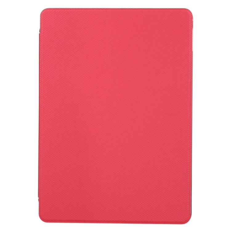 Horizontal Flip Transparent PC Leather Case with Holder & Card Slots for iPad Air 2 / iPad 6