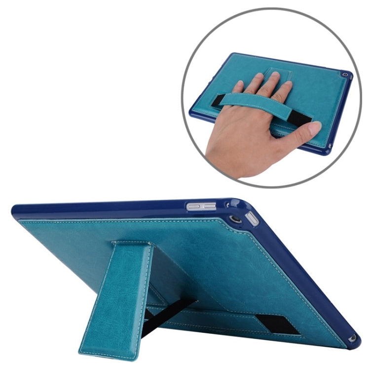 Horizontal Flip Leather Case with Holder & Hand Strap for iPad Air 2 / iPad 6