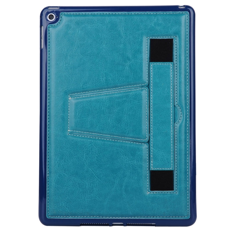 Horizontal Flip Leather Case with Holder & Hand Strap for iPad Air 2 / iPad 6