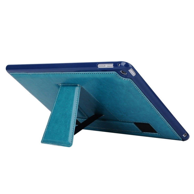 Horizontal Flip Leather Case with Holder & Hand Strap for iPad Air 2 / iPad 6