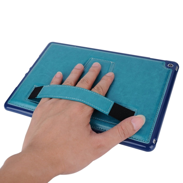 Horizontal Flip Leather Case with Holder & Hand Strap for iPad Air 2 / iPad 6