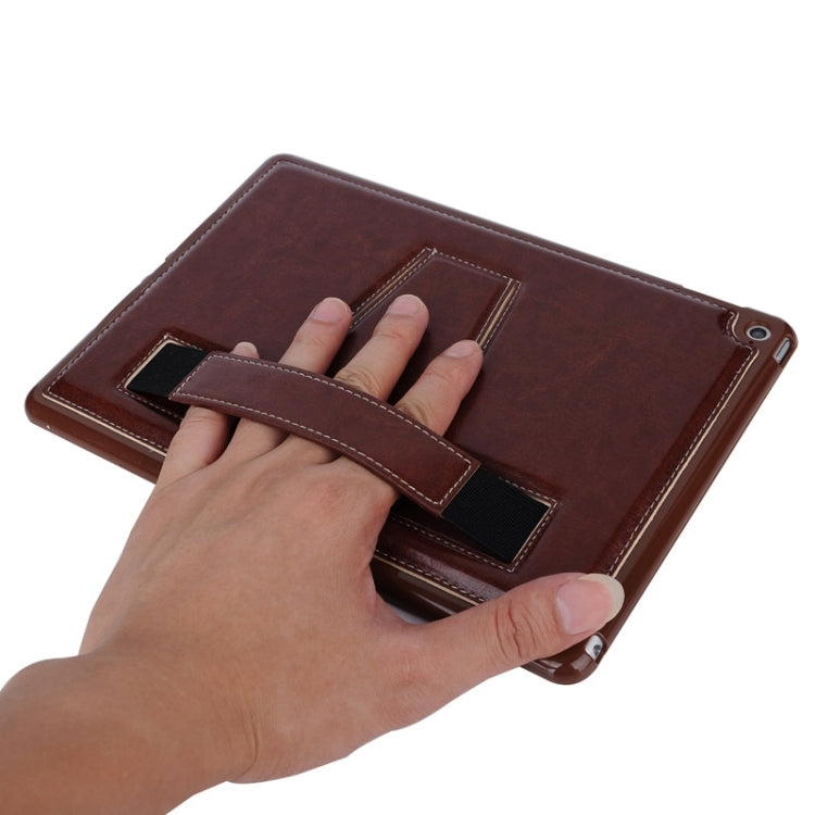 Horizontal Flip Leather Case with Holder & Hand Strap for iPad Air 2 / iPad 6