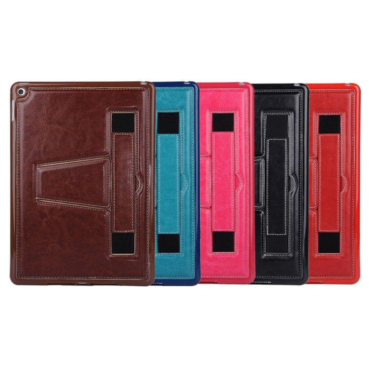 Horizontal Flip Leather Case with Holder & Hand Strap for iPad Air 2 / iPad 6