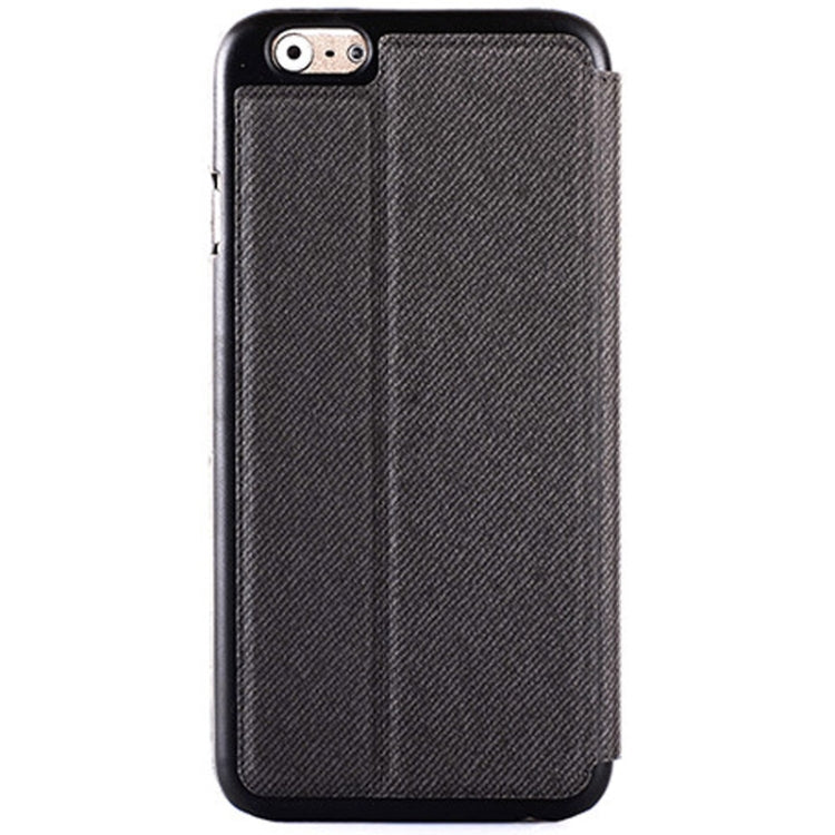 Denim Texture Horizontal Flip Leather Case with Holder for iPhone 6 & 6S