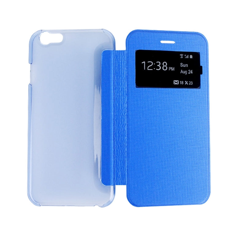 Horizontal Flip Leather Case with Call Display ID for iPhone 6 & 6S