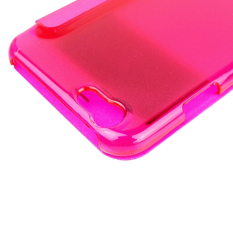 Horizontal Flip Leather Case with Call Display ID for iPhone 6 & 6S