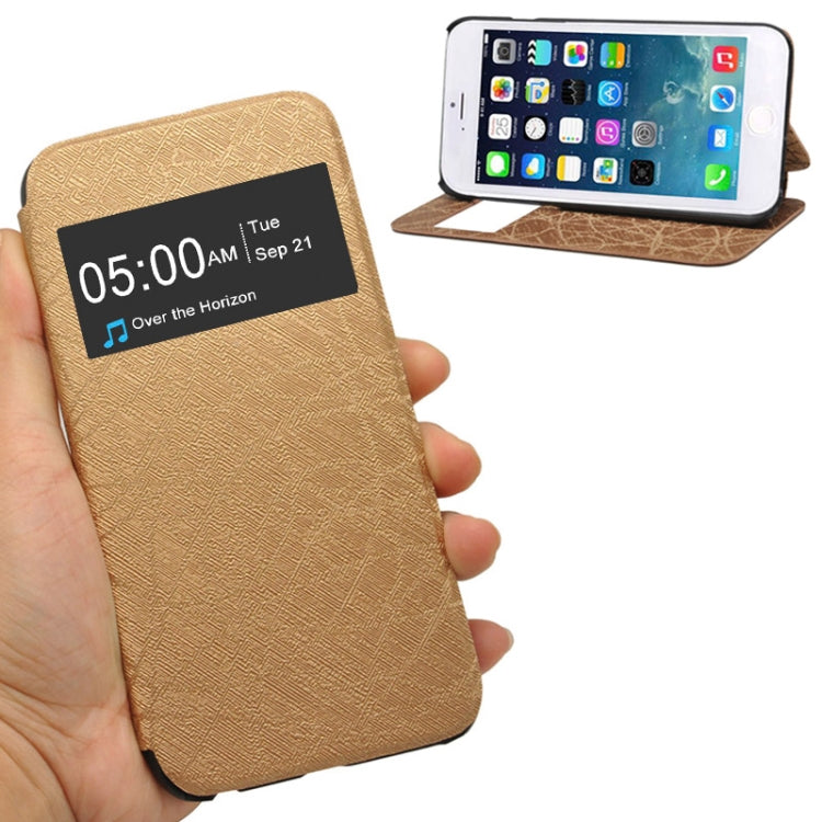 Leather Case with Call Display ID and Holder for iPhone 6 & 6S