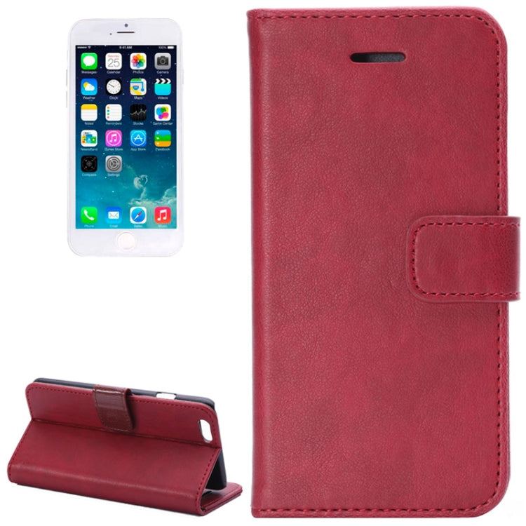 Crazy Horse Texture Horizontal Flip Leather Case with Card Slots and Holder for iPhone 6 & 6S