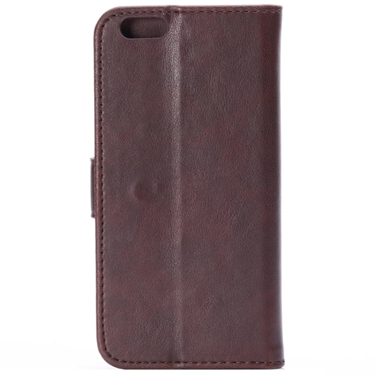 Crazy Horse Texture Horizontal Flip Leather Case with Card Slots and Holder for iPhone 6 & 6S