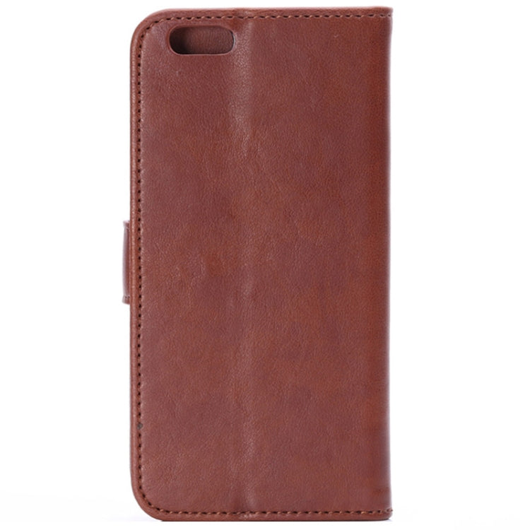 Crazy Horse Texture Horizontal Flip Leather Case with Card Slots and Holder for iPhone 6 & 6S